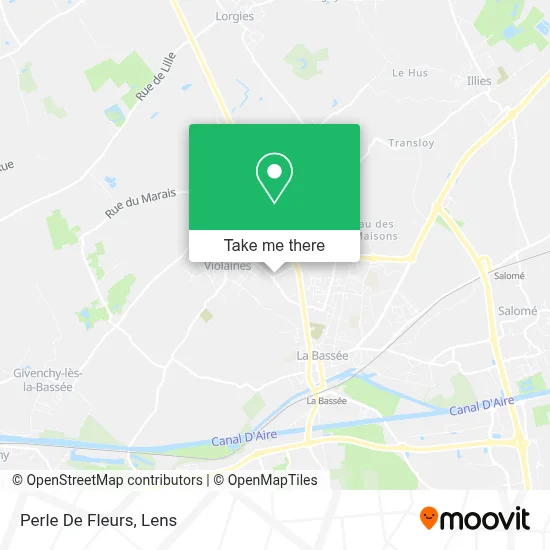 Perle De Fleurs map