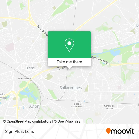 Sign Plus map