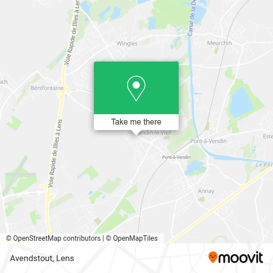 Avendstout map