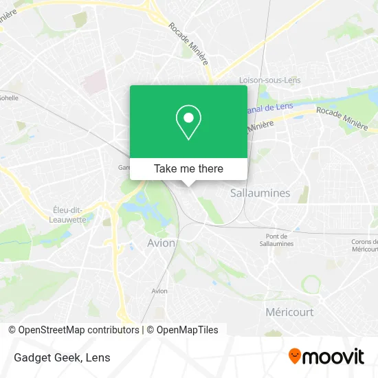 Gadget Geek map