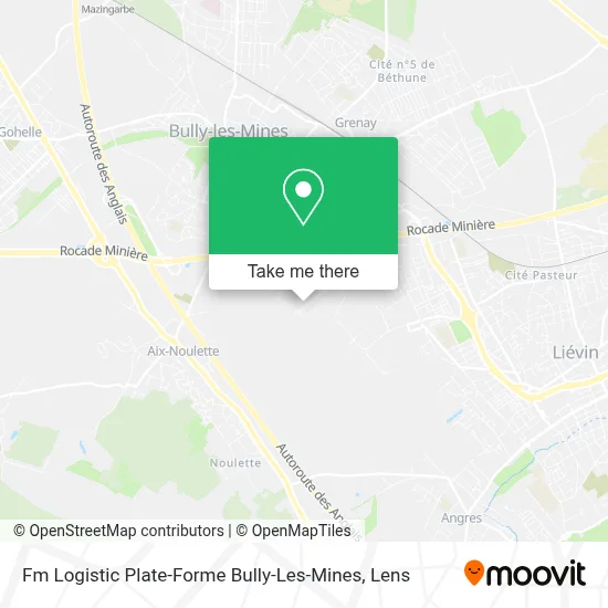 Fm Logistic Plate-Forme Bully-Les-Mines map