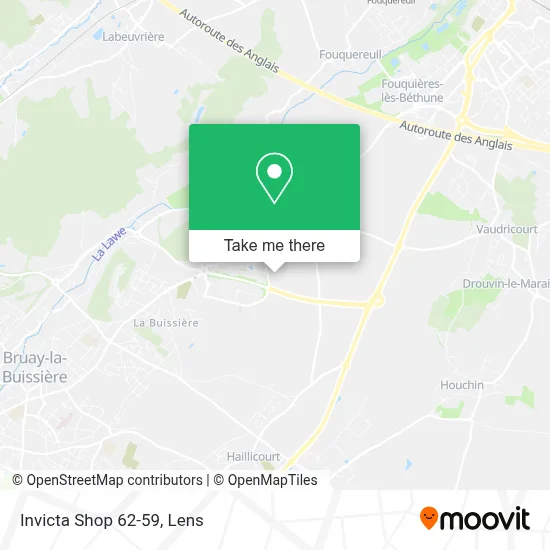Invicta Shop 62-59 map