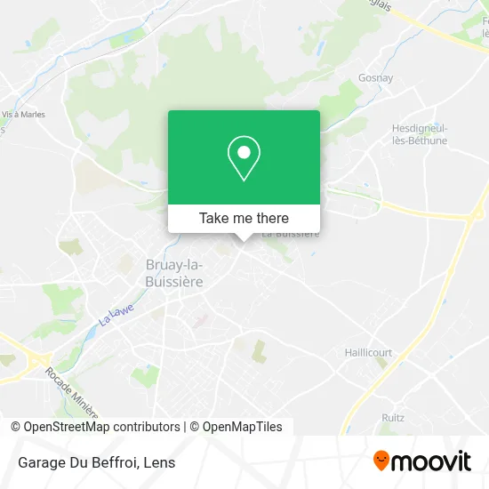 Garage Du Beffroi map