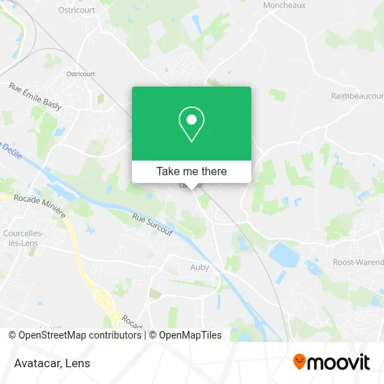Avatacar map