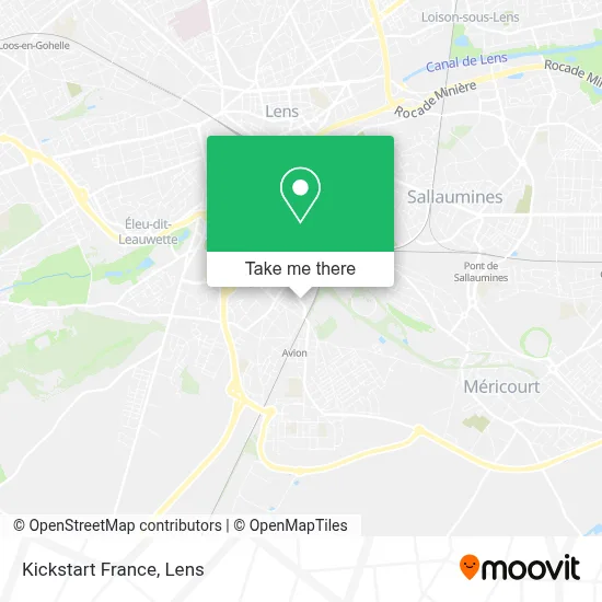 Kickstart France map
