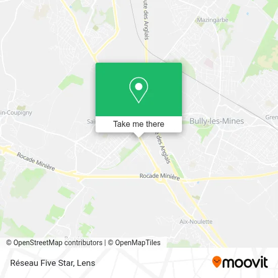 Réseau Five Star map