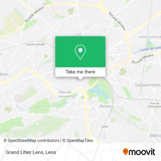 Grand Litier Lens map