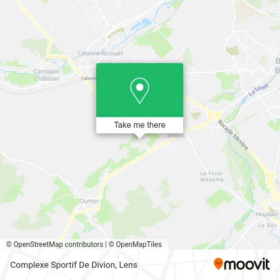 Complexe Sportif De Divion map
