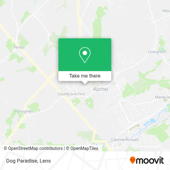 Au Paradis Du Chien map