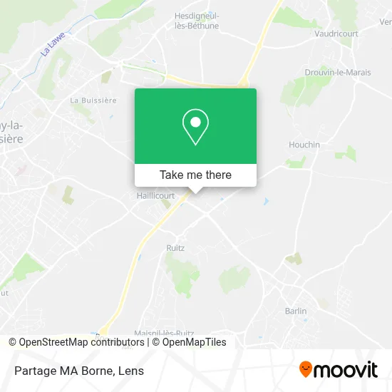 Partage MA Borne map