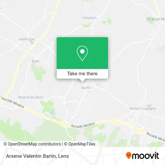 Arsene Valentin Barlin map