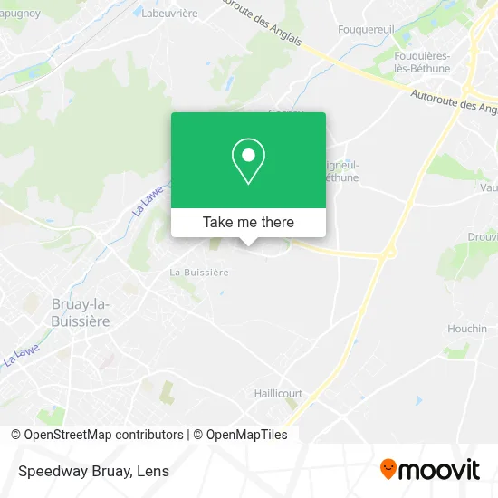 Speedway Bruay map