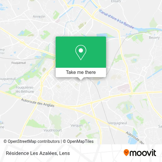 Résidence Les Azalées map