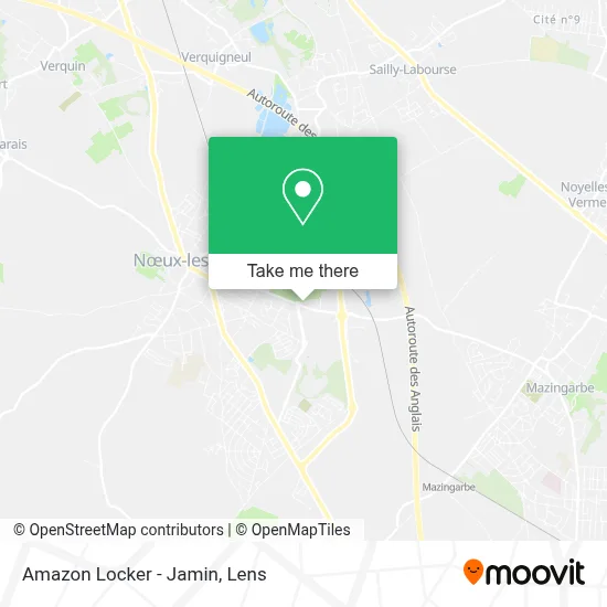 Amazon Locker - Jamin map