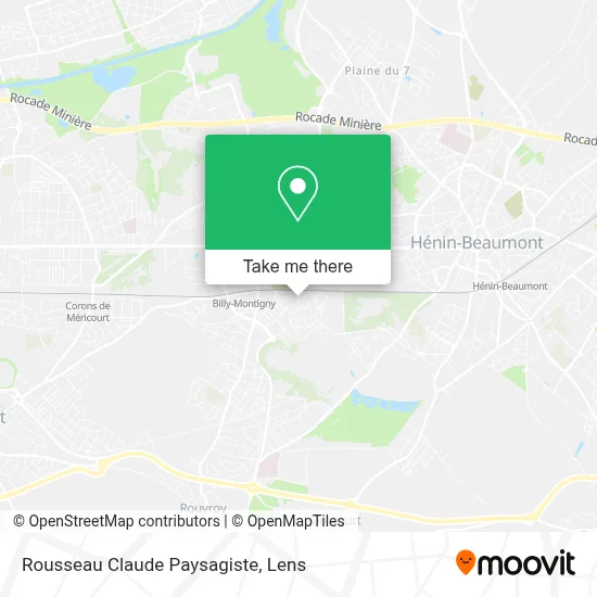 Rousseau Claude Paysagiste map
