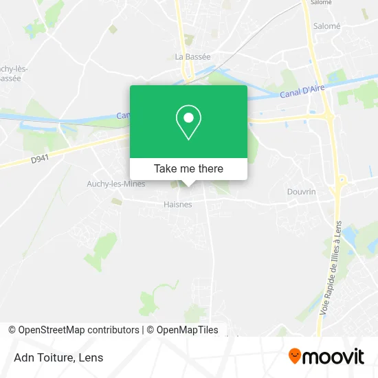 Adn Toiture map