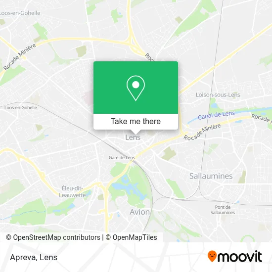 Apreva map