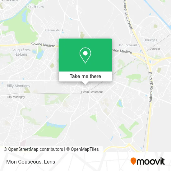 Mon Couscous map