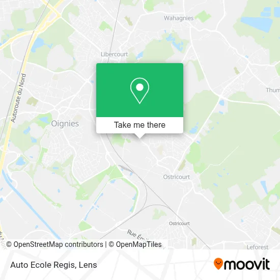 Auto Ecole Regis map