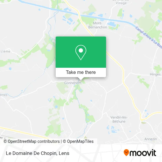 Le Domaine De Chopin map