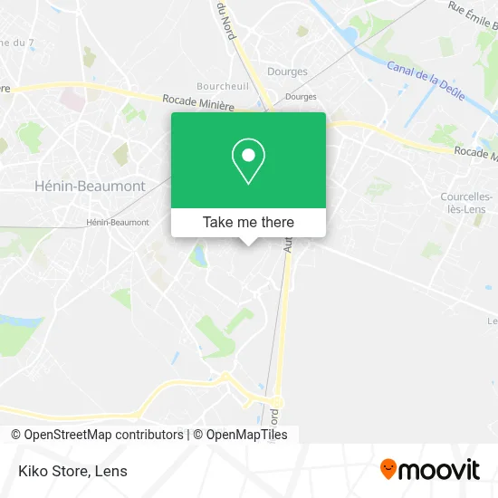 Kiko Store map