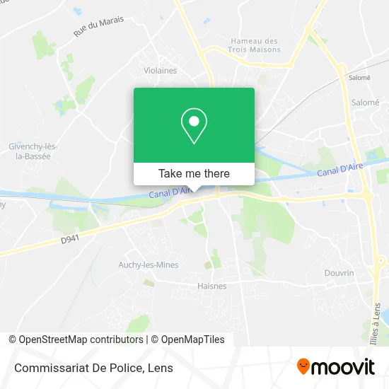 Commissariat De Police map