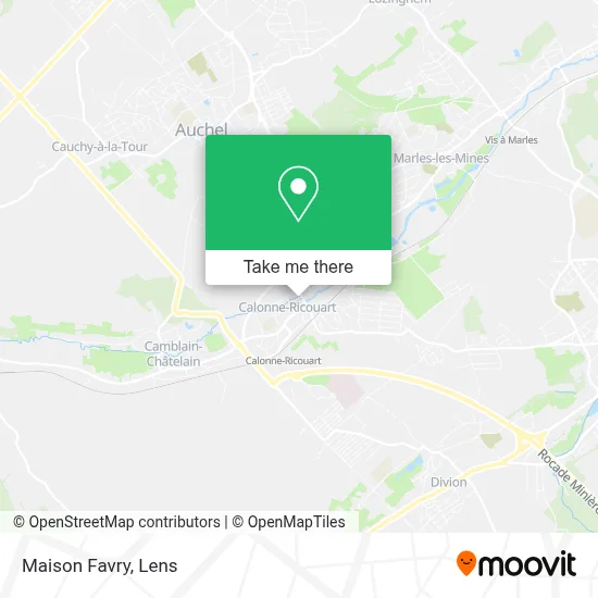 Maison Favry map