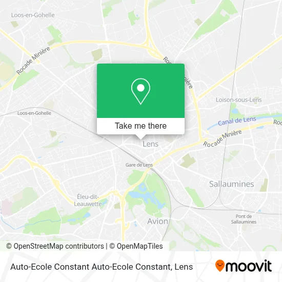 Auto-Ecole Constant Auto-Ecole Constant map