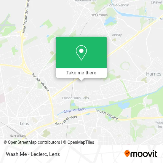 Wash.Me - Leclerc map