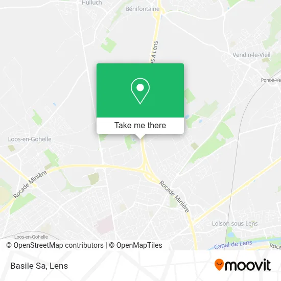 Basile Sa map