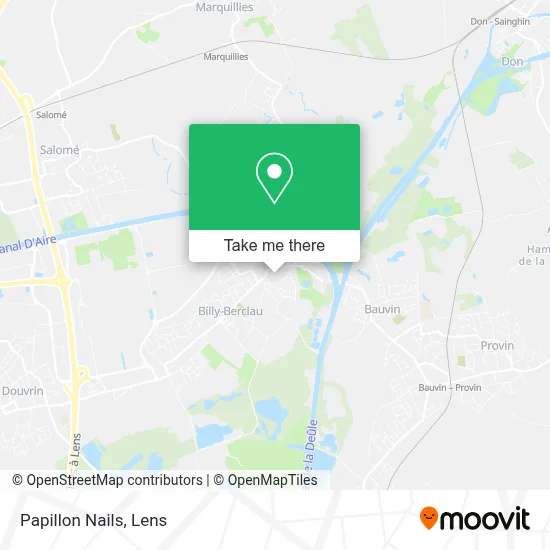 Papillon Nails map