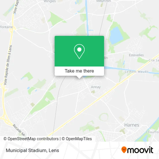 Stade Municipal map