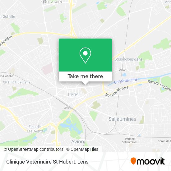 Clinique Vétérinaire St Hubert map