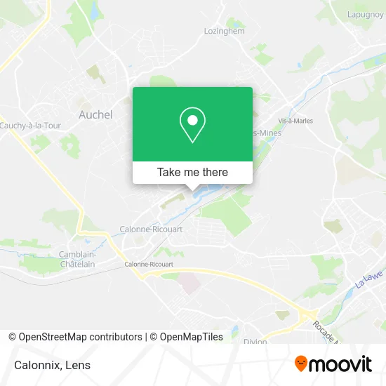 Calonnix map