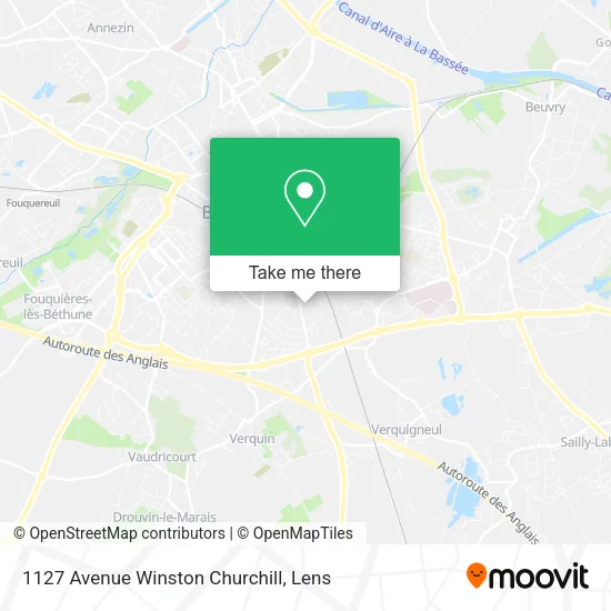 1127 Avenue Winston Churchill map