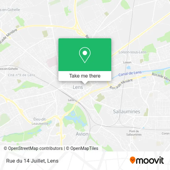 Rue du 14 Juillet map