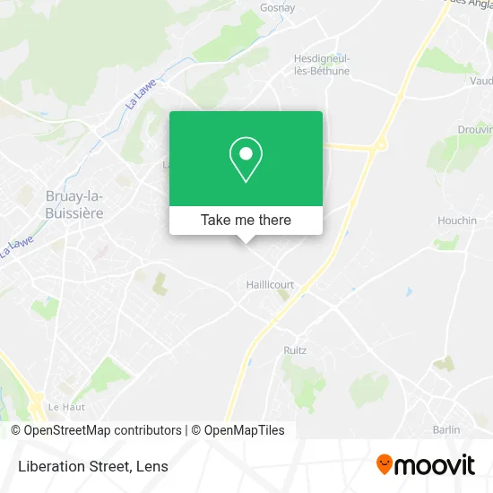 Mapa Rue de la Libération