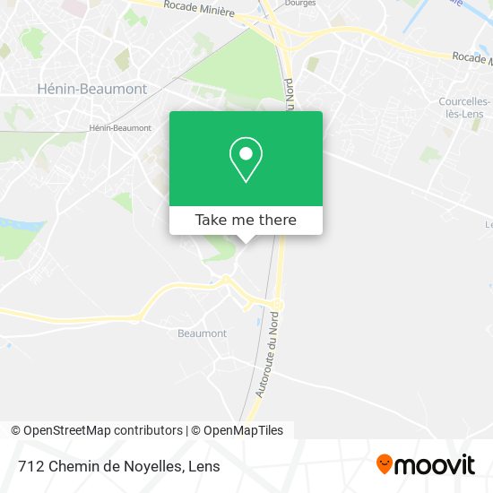 Mapa 712 Chemin de Noyelles