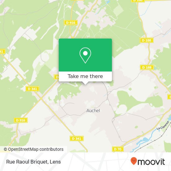 Mapa Rue Raoul Briquet