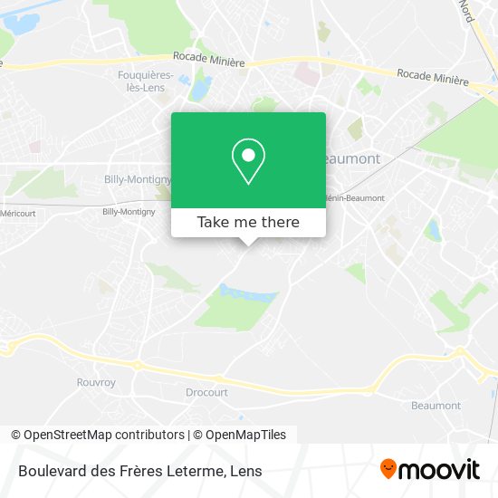 Mapa Boulevard des Frères Leterme