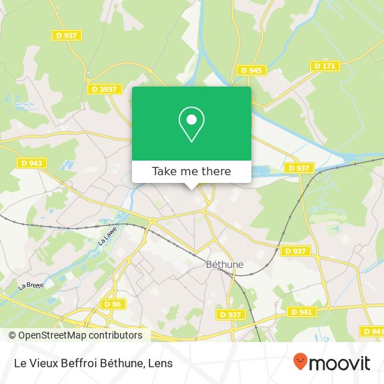 Le Vieux Beffroi Béthune, 48 Grand-Place 62400 Béthune map