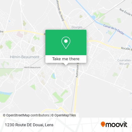 1230 Route DE Douai map