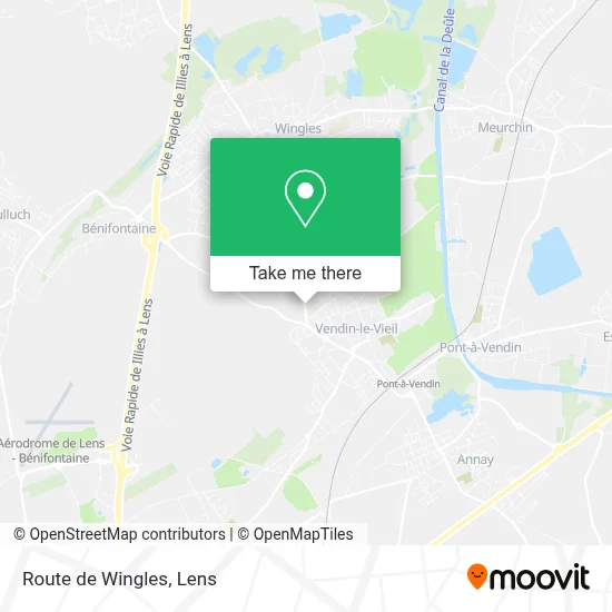 Route de Wingles map