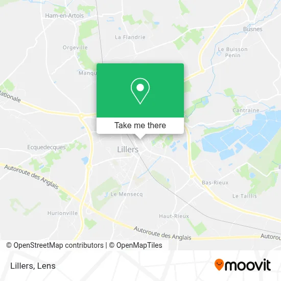 Lillers map