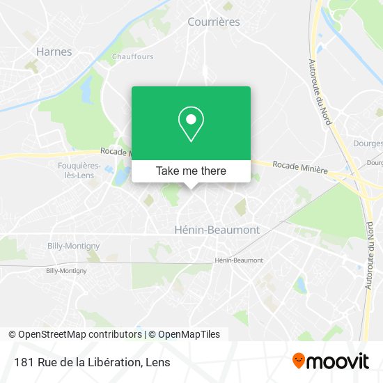181 Rue de la Libération map