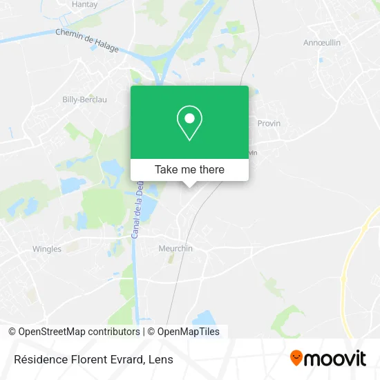 Résidence Florent Evrard map