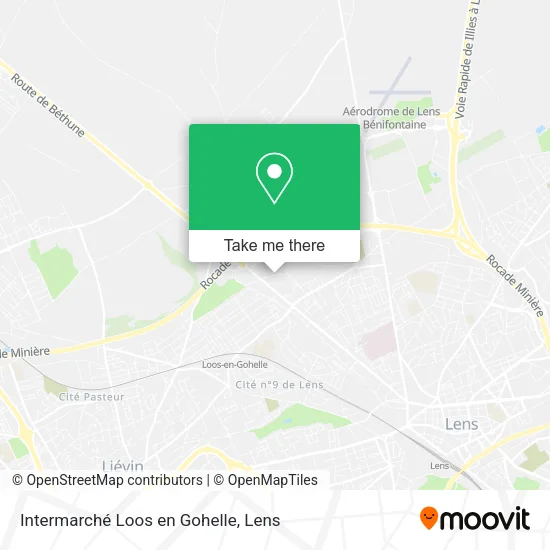 Intermarché Loos en Gohelle map