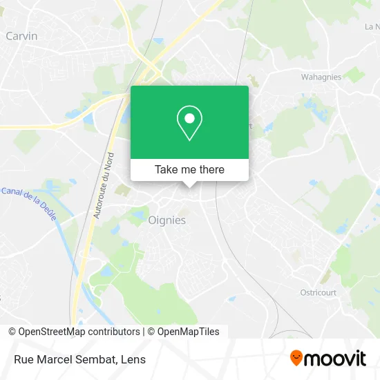 Mapa Rue Marcel Sembat