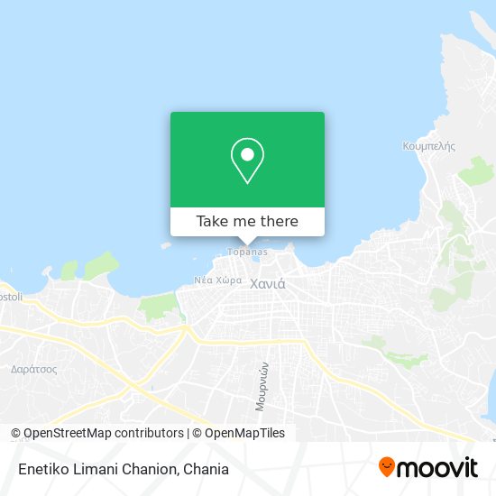 Enetiko Limani Chanion map