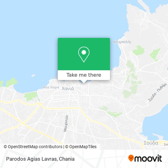 Parodos Agias Lavras map